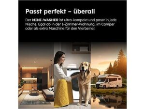 HAIER HW50-BP12307AU1 Mini-Washer Waschmaschine (5 kg, 1200 U/Min., A) – Bild 4