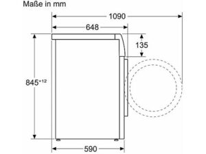 BOSCH WGB 244 A 40 Serie 8 Waschmaschine (9 kg, 1300 U/Min., A) – Bild 8