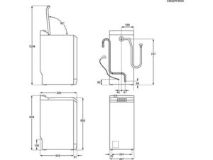 AEG LTR8S80370 Waschmaschine (7,0 kg, 1251 U/Min., A, Ja)