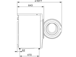 MIELE WWD380 WCS PWash&Steam&9kg W1 White Edition Waschmaschine (9 kg, 1400 U/Min., A, Flusenfilter, Fremdkörperfilter) – Bild 9